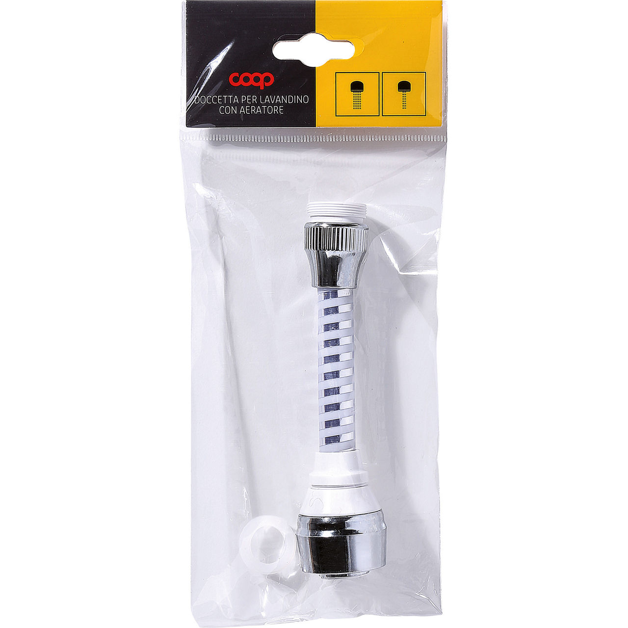 Rompigetto coop con aeroflux e doccetta ghiera 22/24
