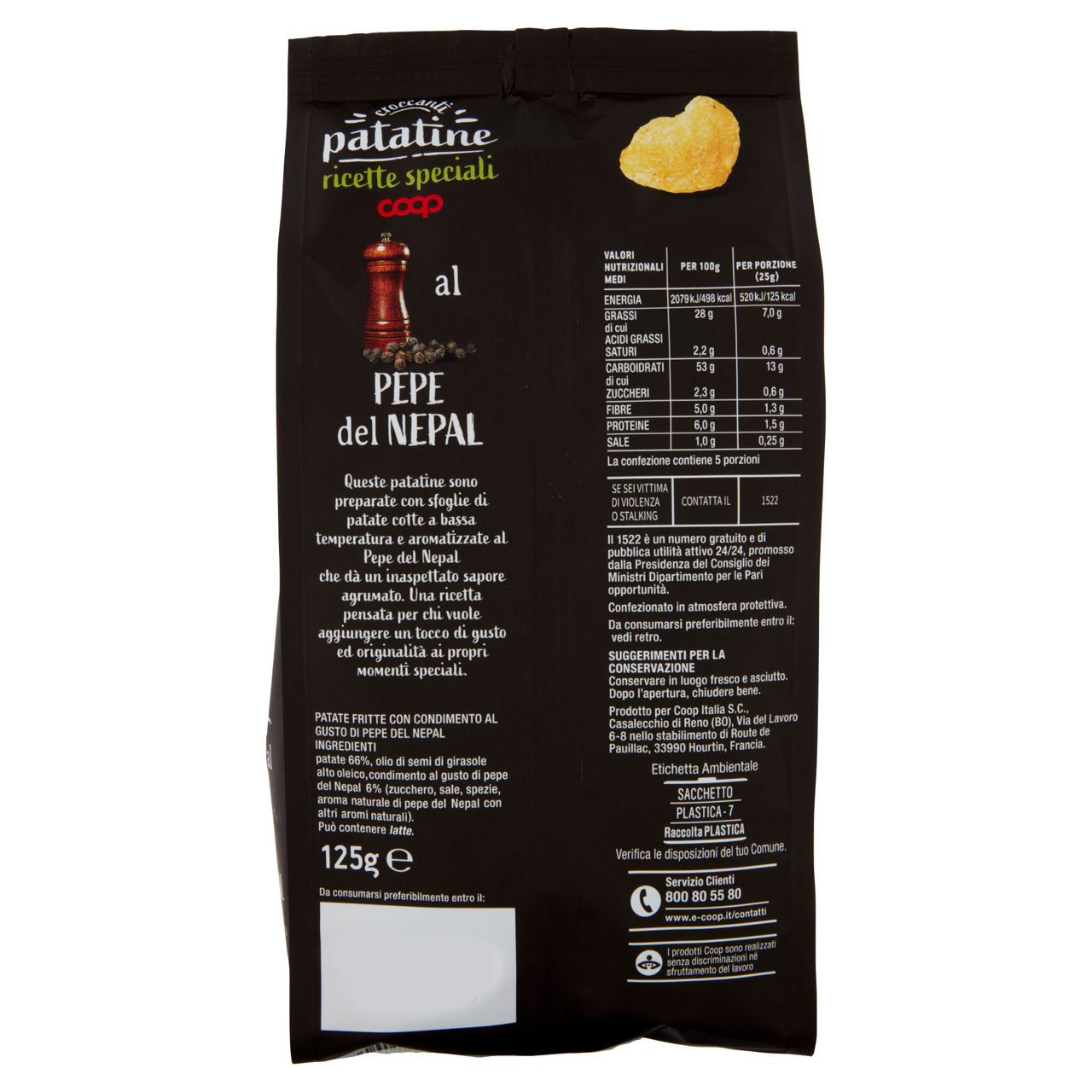 Patatine al pepe del Nepal 125 gr - Immagine 41