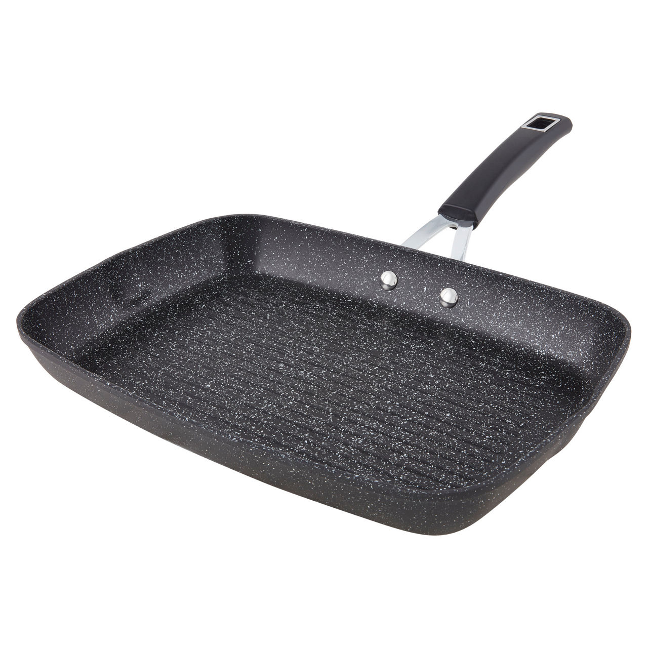 Bistecchiera in alluminio 24x34 cm anti aderente per gas e induzione - Immagine 11
