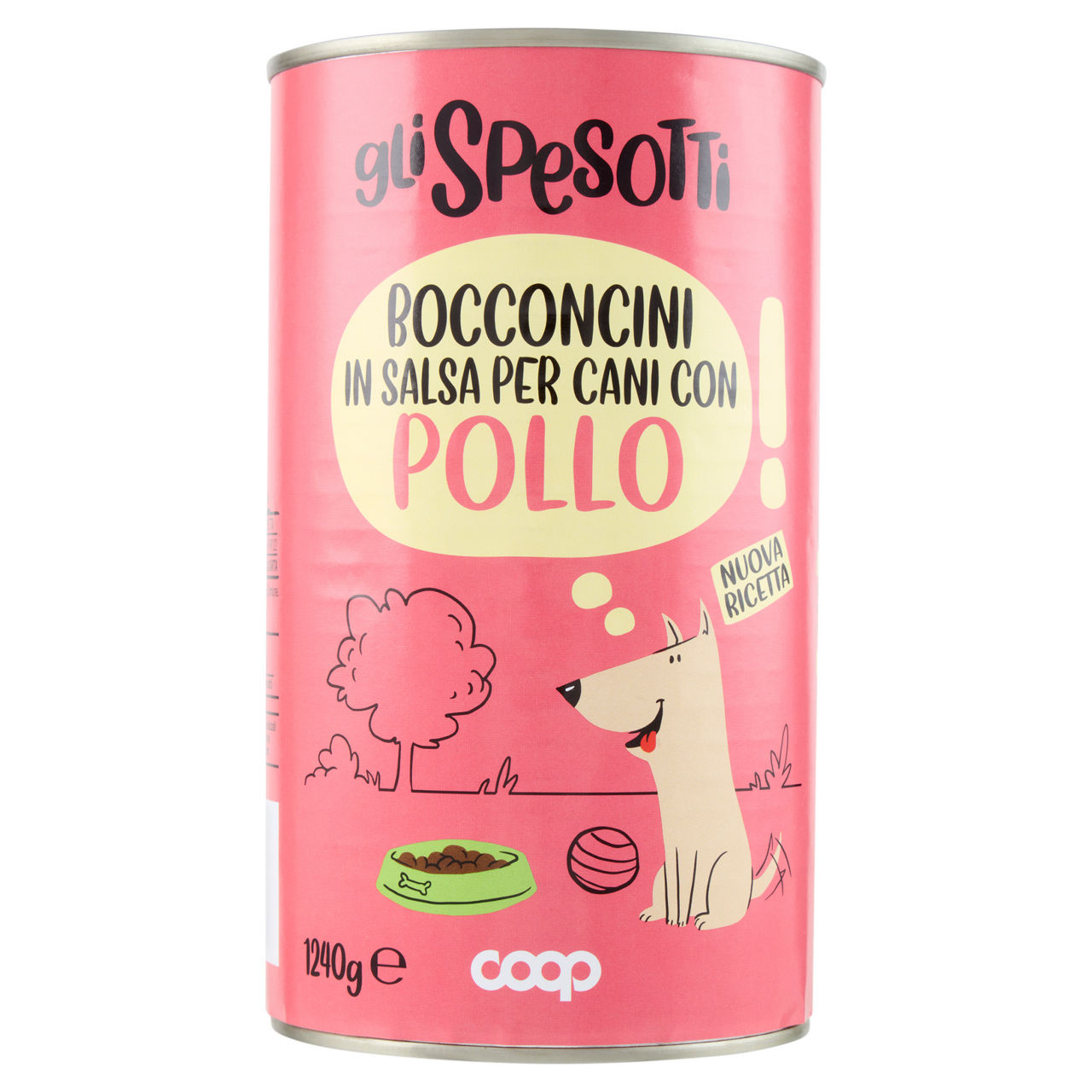 Umido per cani bocconcini pollo 1,24 kg