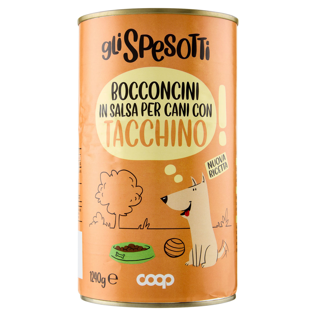 Umido per cani bocconcini tacchino 1,24 kg