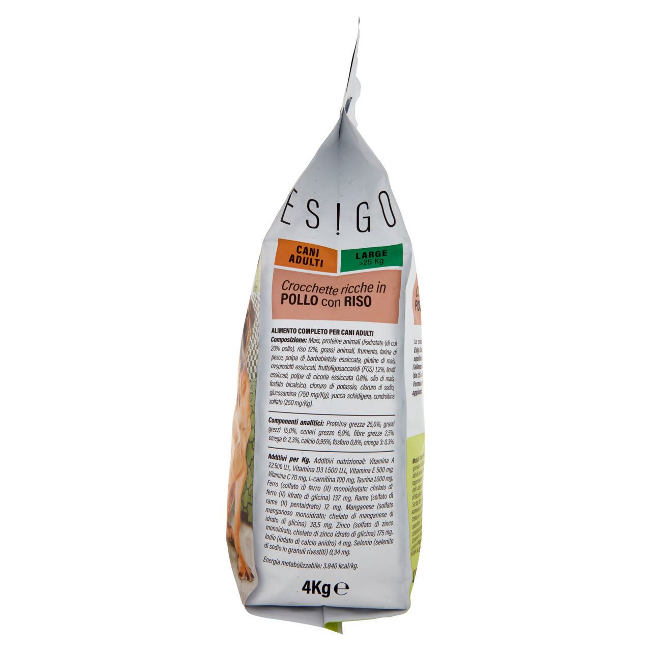 Secco cane crocc.cani adulti tg.large pollo/riso esigo coop kg4 - Immagine 51