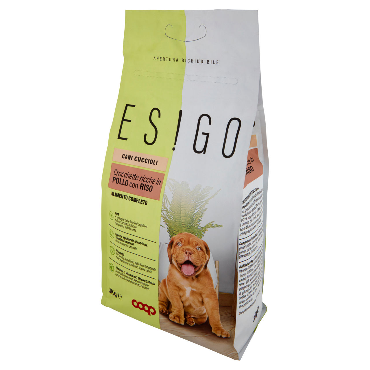 Secco cane crocc.cani cuccioli pollo e riso esigo coop kg 3 - Immagine 61