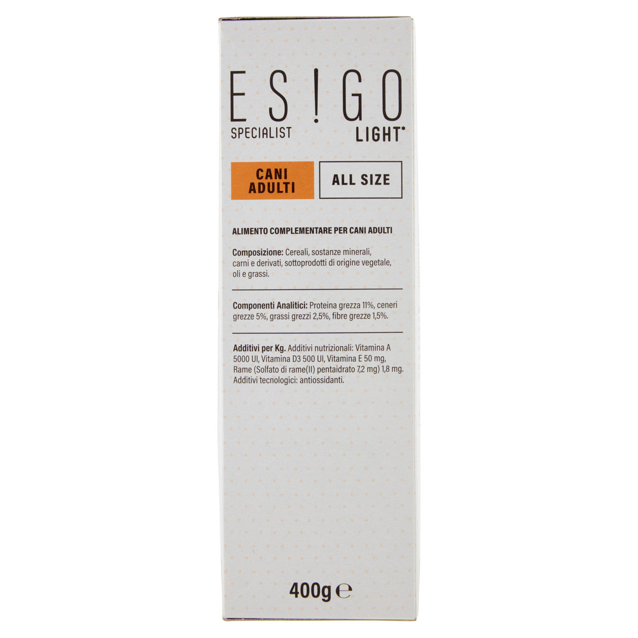 Biscotti cani adulti light esigo spec coop g400 - Immagine 41