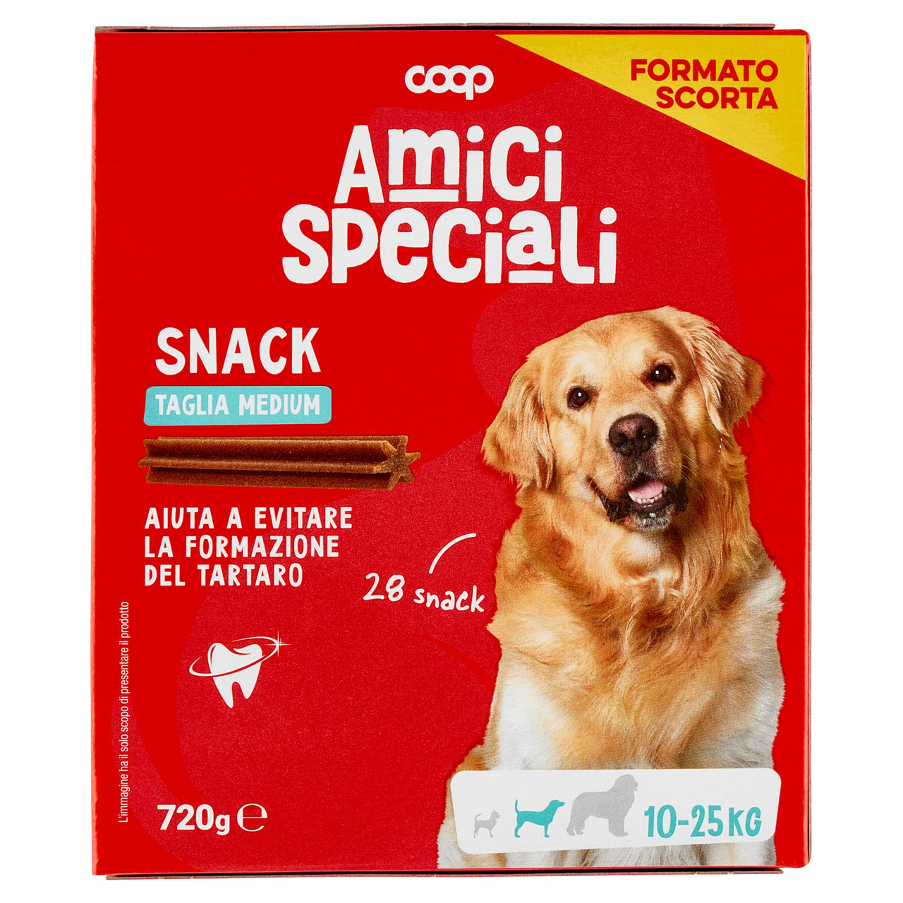 Multibox amici speciali snack dental tg.medium coop g720