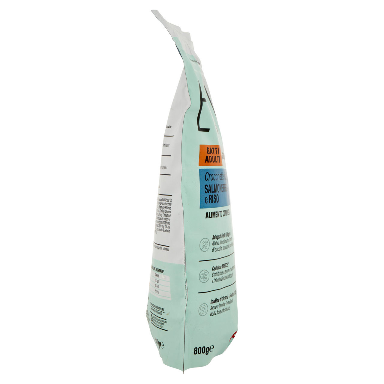 Secco gatto crocchette gatti sterilizzati salmone e riso esigo coop g800 - Immagine 11