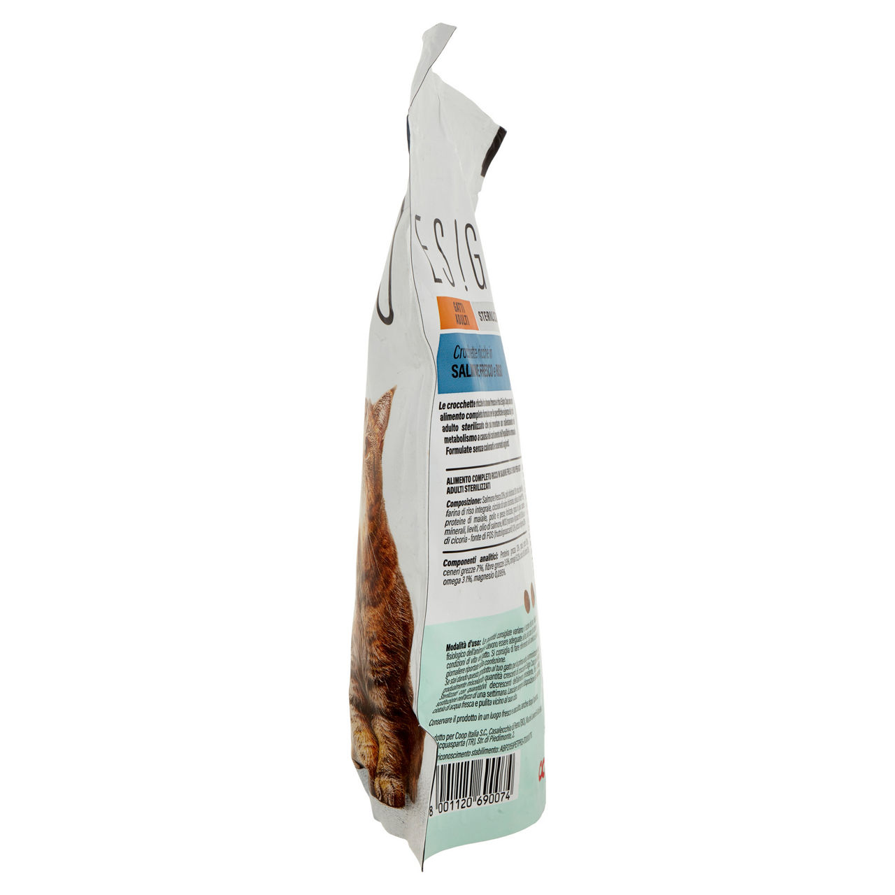 Secco gatto crocchette gatti sterilizzati salmone e riso esigo coop g800 - Immagine 21