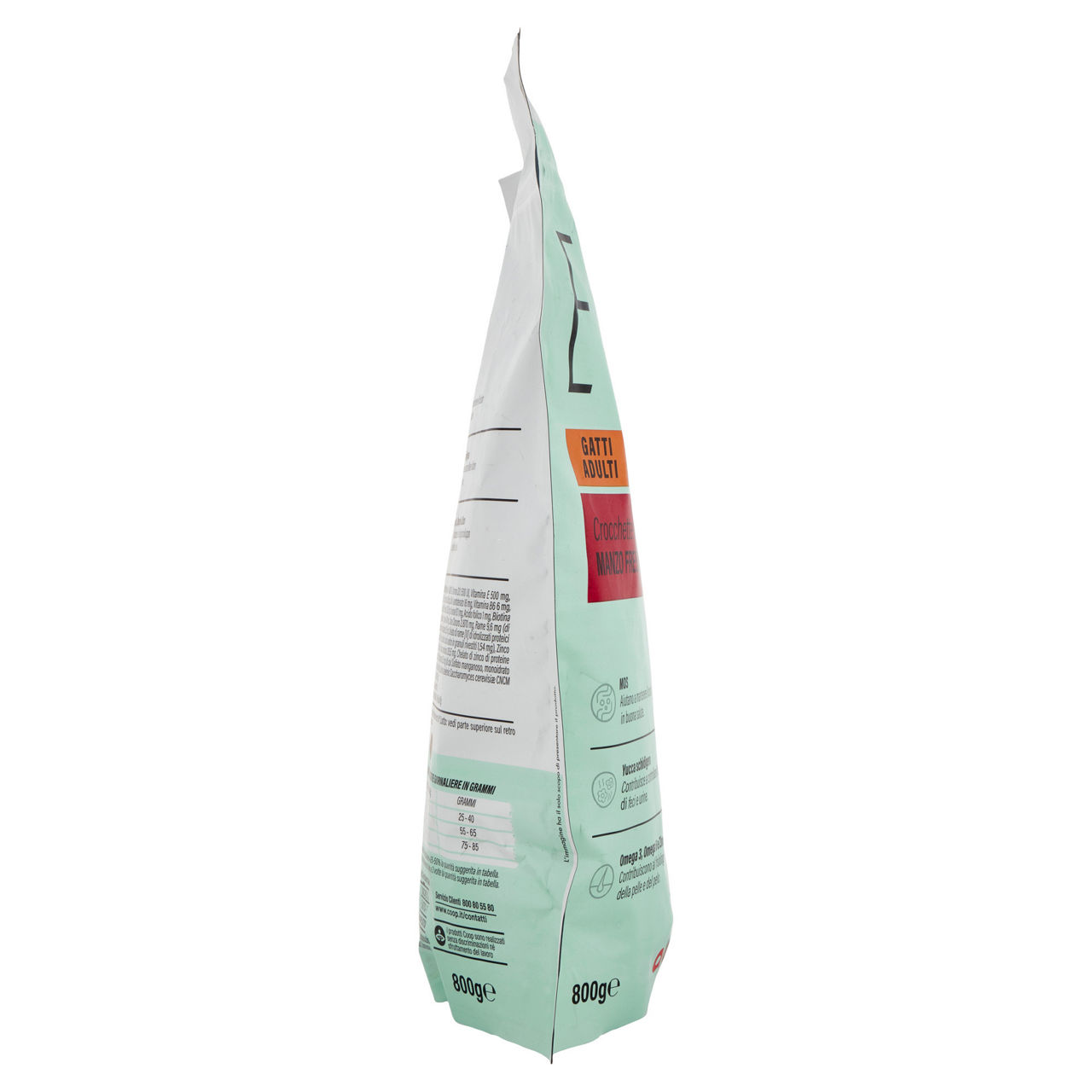 Secco gatto crocchette per gatti appet diffic.manzo e riso esigo coop g800 - Immagine 51