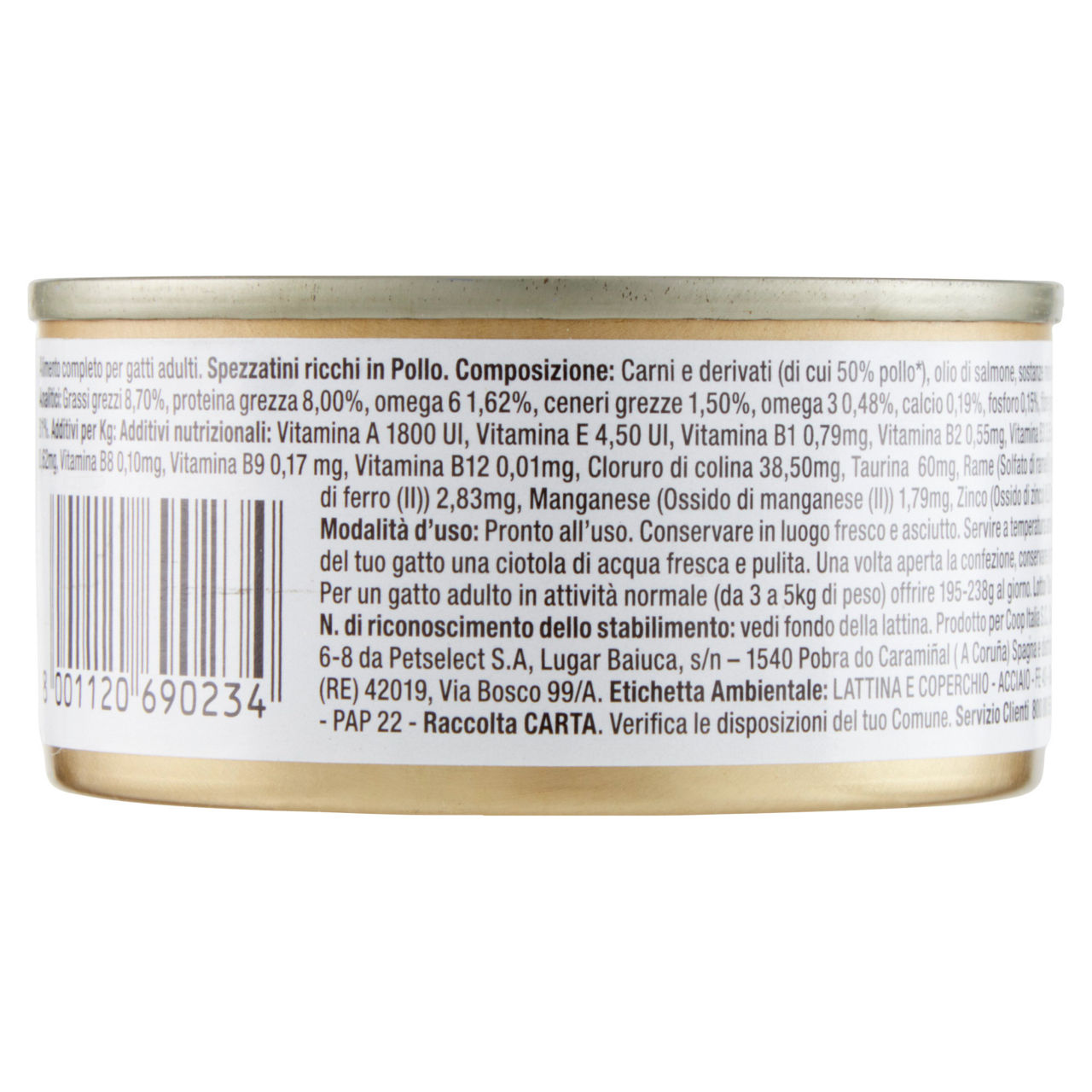 Umido gatto spezzatini pollo gatto coop imprinta g85 - Immagine 31