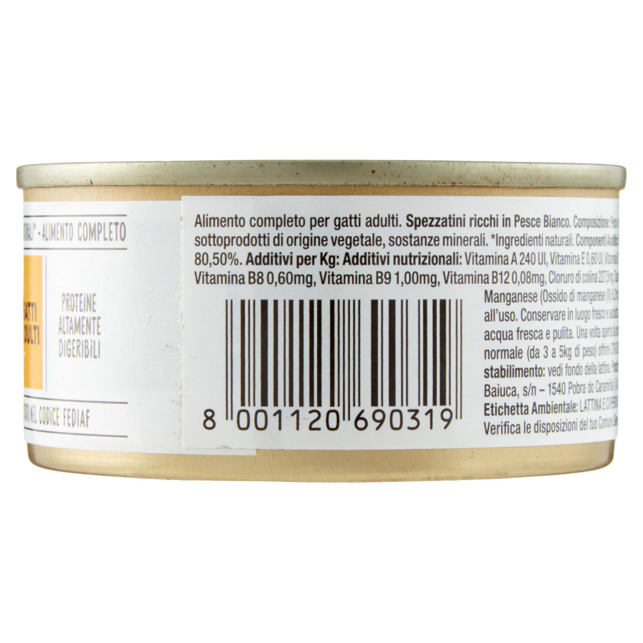 Umido gatto spezzatini per gatto pesce bianco coop imprinta g85 - Immagine 31