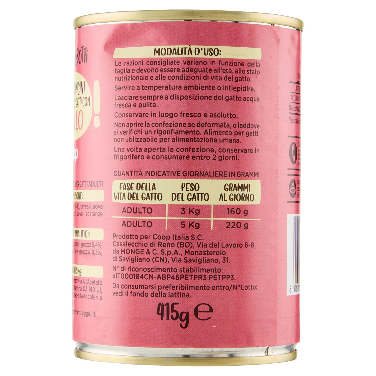 Umido per gatti bocconcini pollo 415 gr - Immagine 21