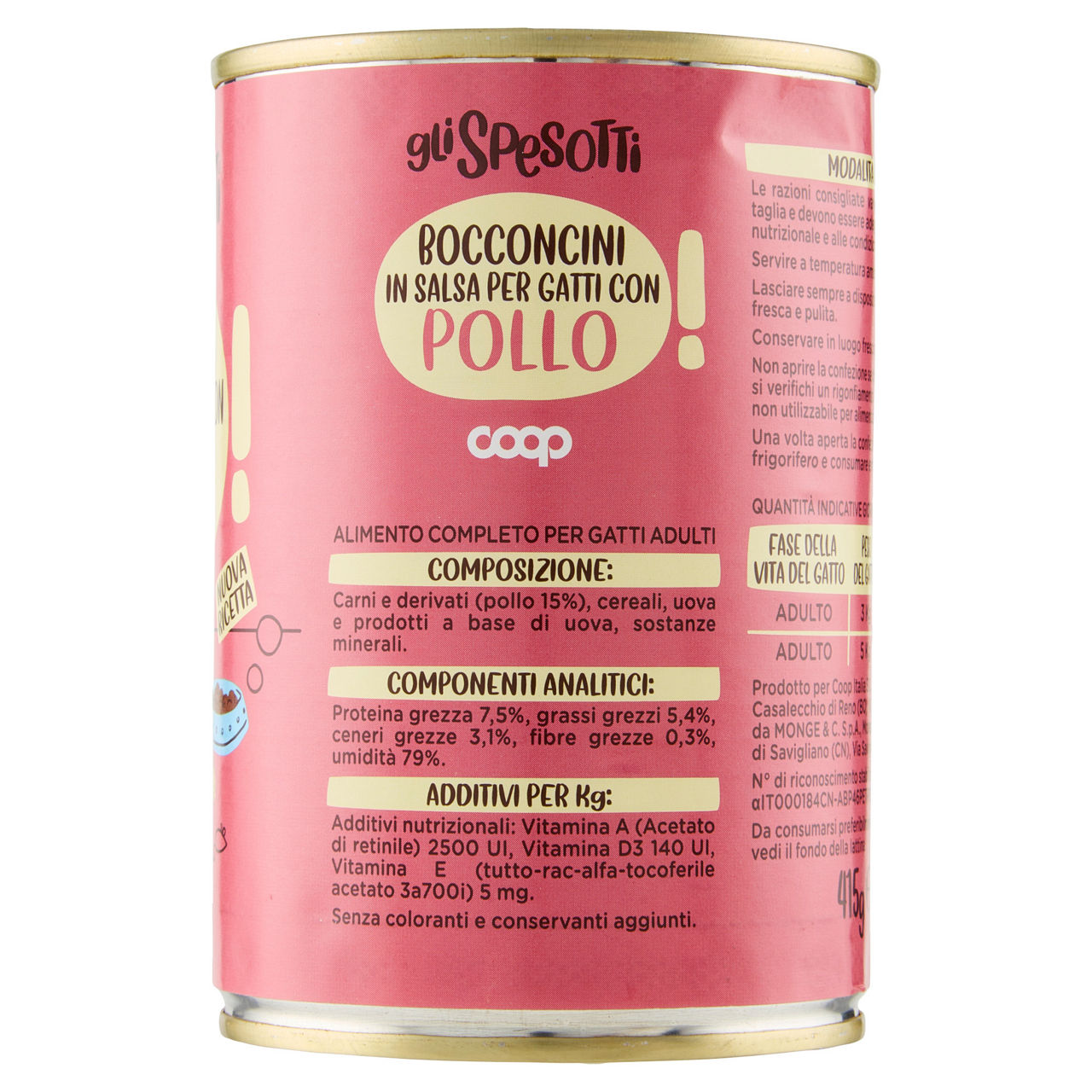Umido per gatti bocconcini pollo 415 gr - Immagine 31
