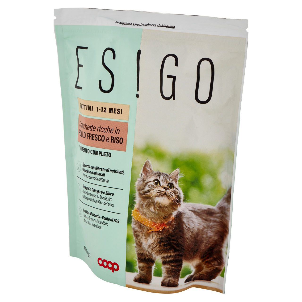 Secco gatto crocchette per gattini pollo e riso esigo coop g400 - Immagine 61