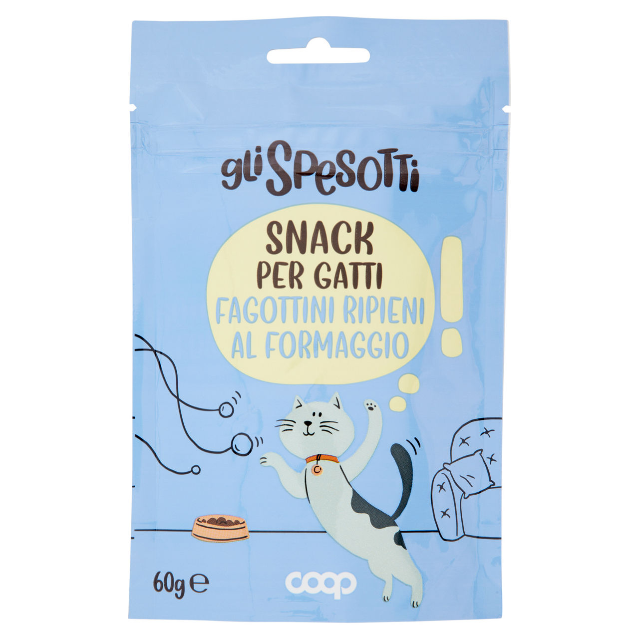 Snack per gatti formaggio coop g60 - Immagine 01