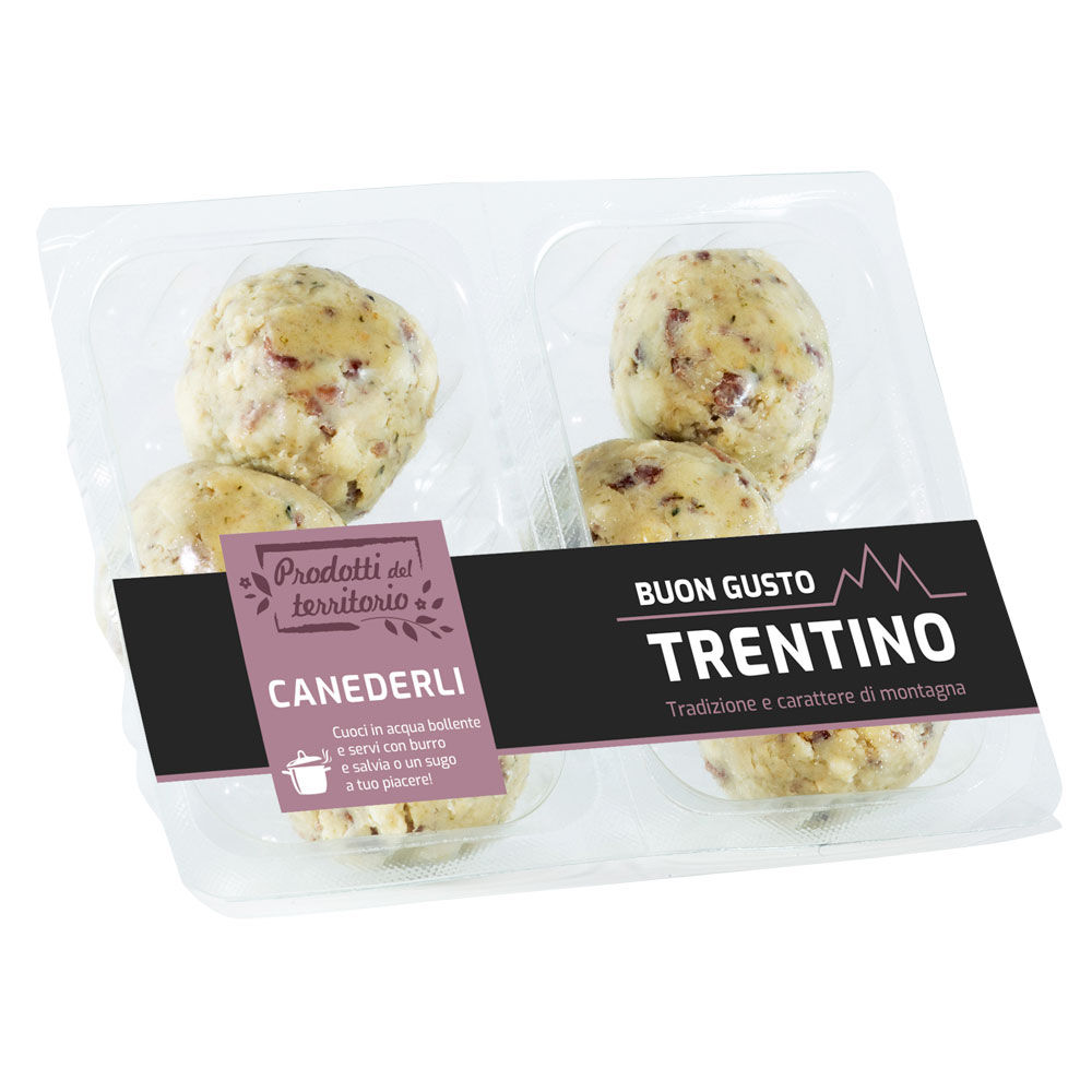 Canederli freschi Trentini con speck 450 gr