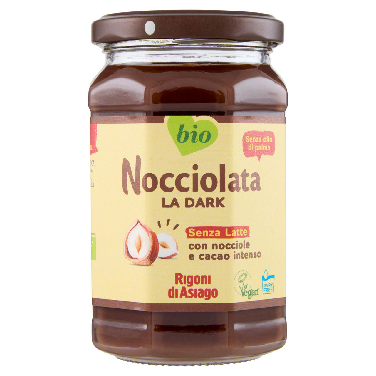 Crema spalmabile al cacao e nocciole senza latte bio 325 gr - Immagine 01