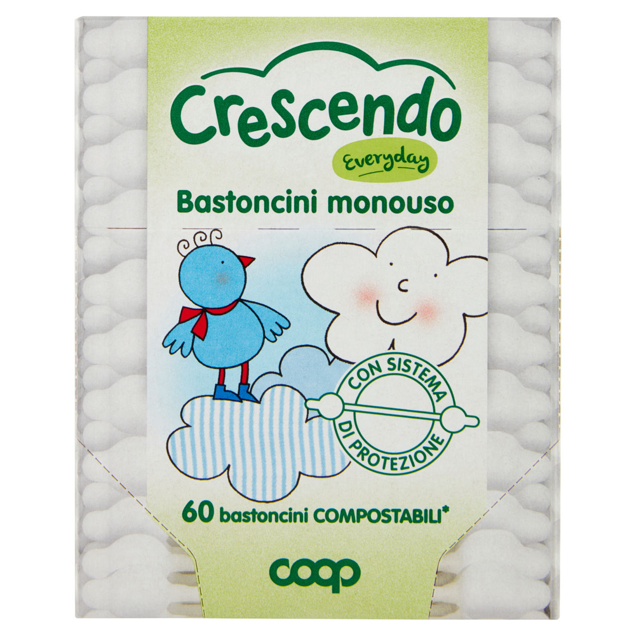 Bastoncini monouso coop crescendo everyday pz.60