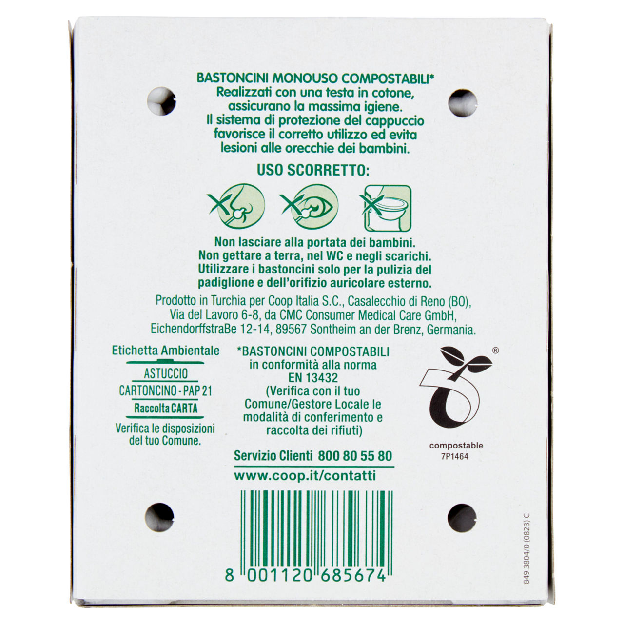 Bastoncini monouso coop crescendo everyday pz.60 - Immagine 11