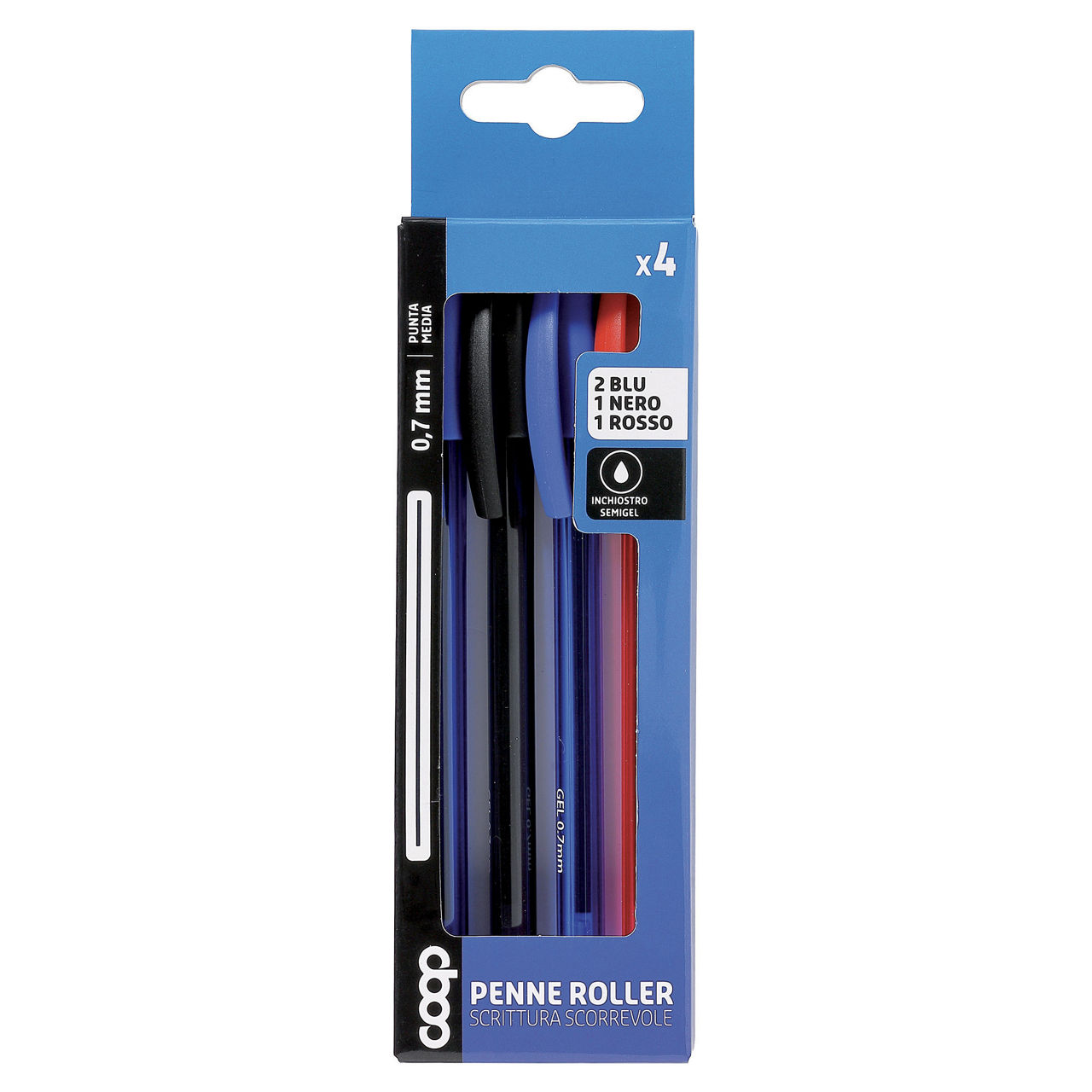 4 penne semigel colori assortiti 0,7 mm - Immagine 11