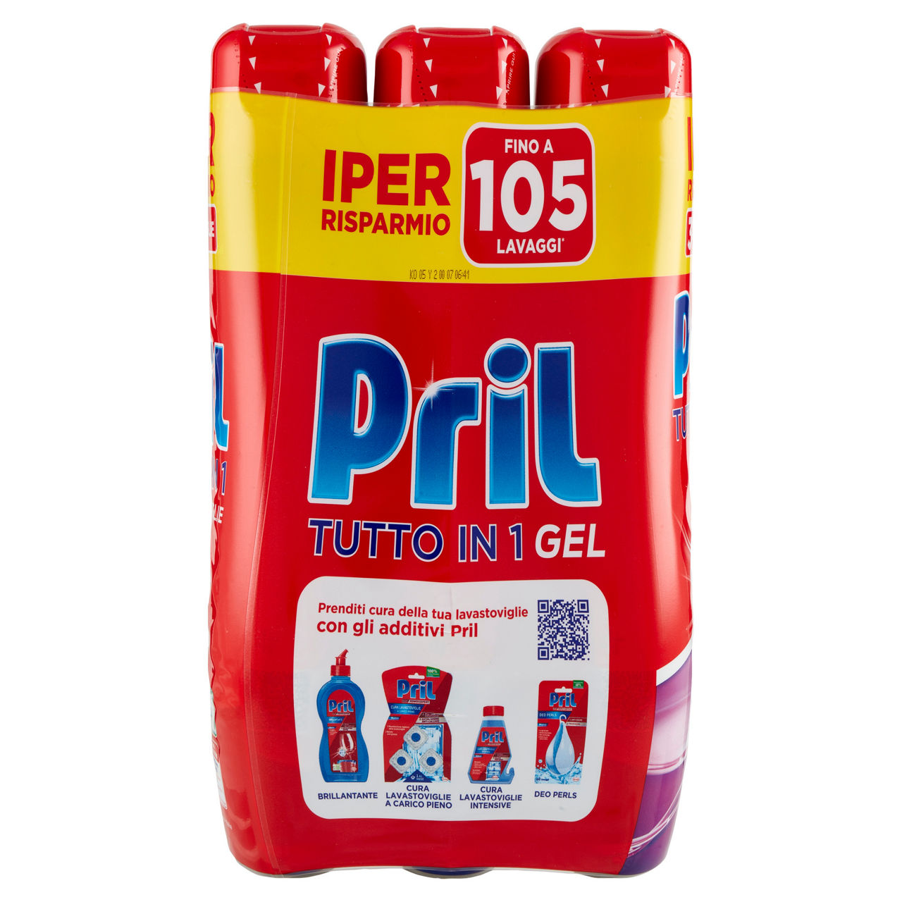 Detersivo lavastoviglie gel tutto in uno classico 3 pz x 35 lavaggi - Immagine 41