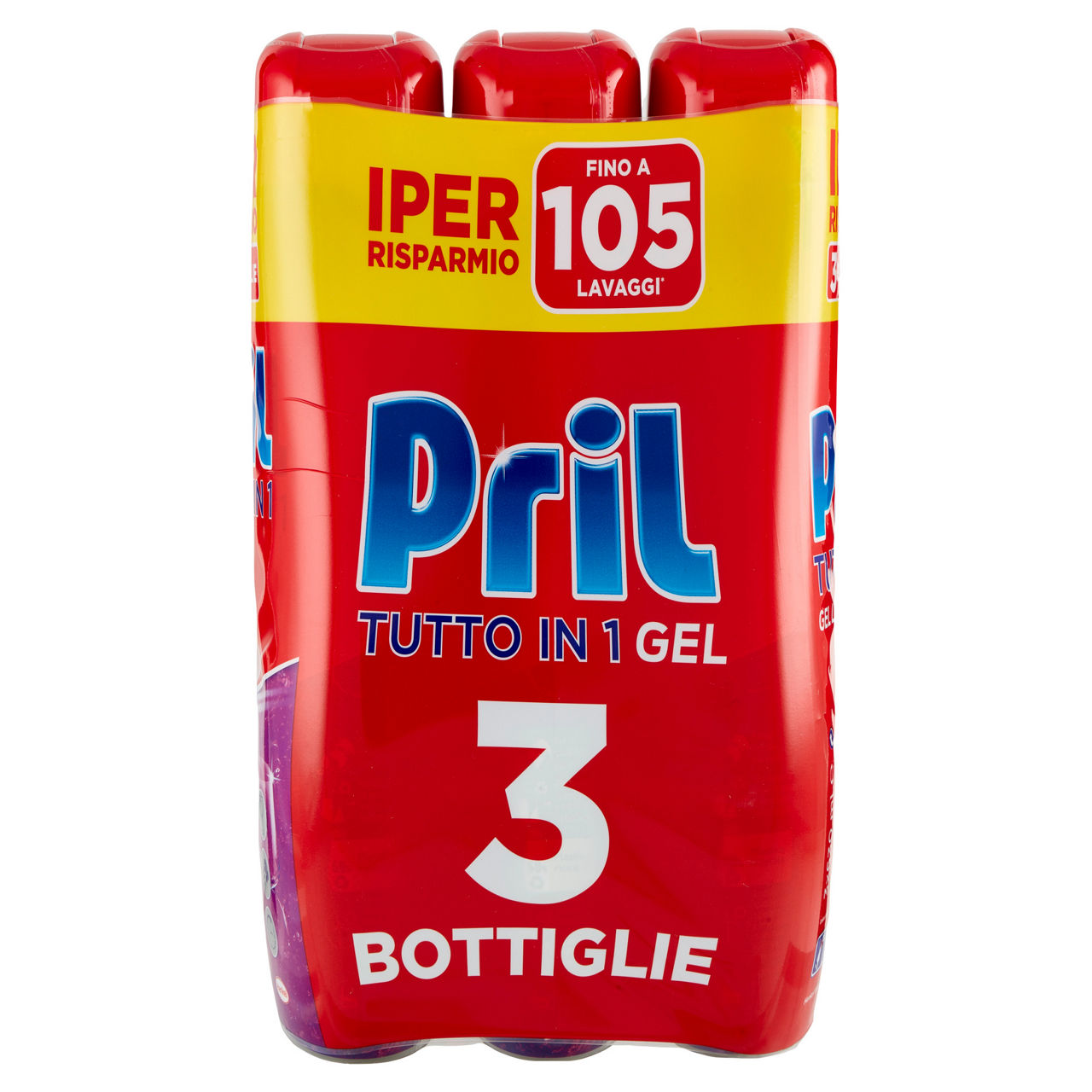 Detersivo lavastoviglie gel tutto in uno classico 3 pz x 35 lavaggi - Immagine 21