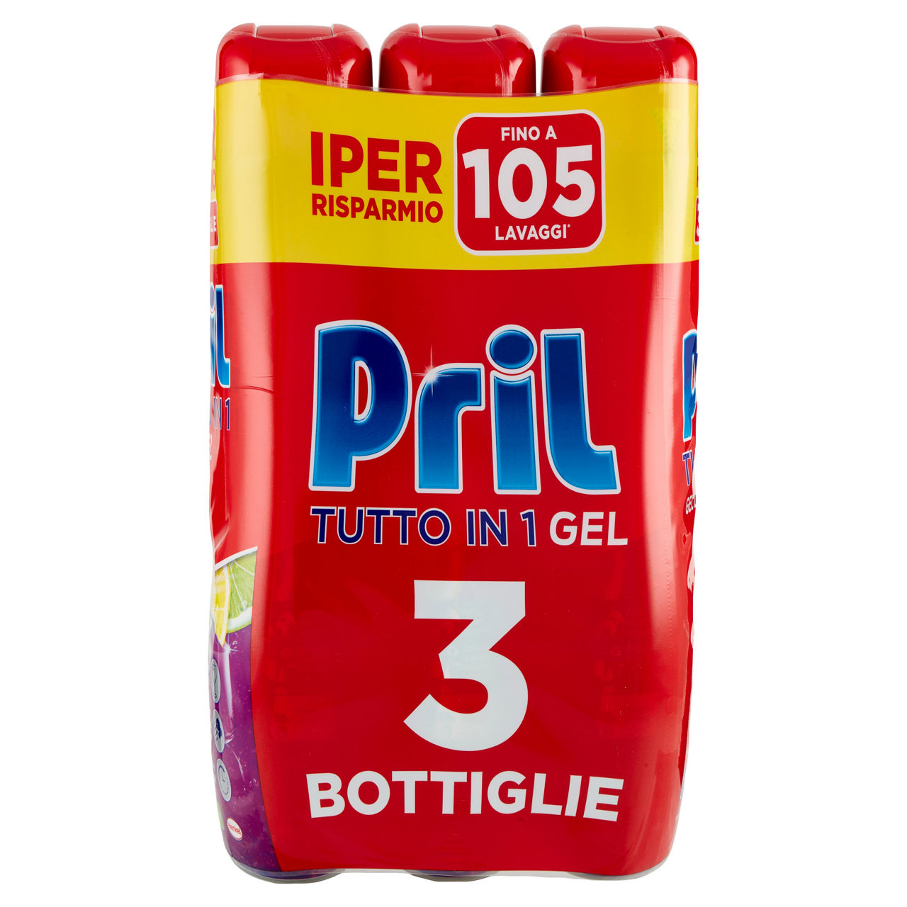 Detersivo lavastoviglie gel tutto in uno limone 3 pz x 35 lavaggi - Immagine 41