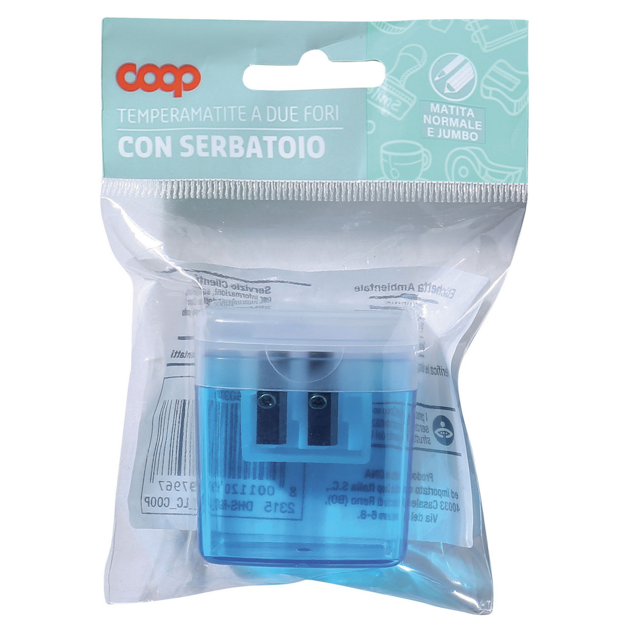 Temperamatite a due fori con serbatoio - Immagine 01