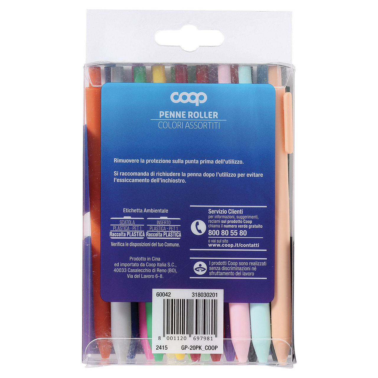 Penne gel a scatto colori assortiti 20 pz - Immagine 11