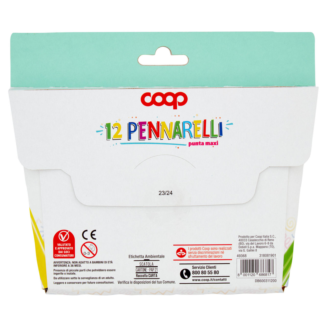 12 pennarelli punta maxi - Immagine 11