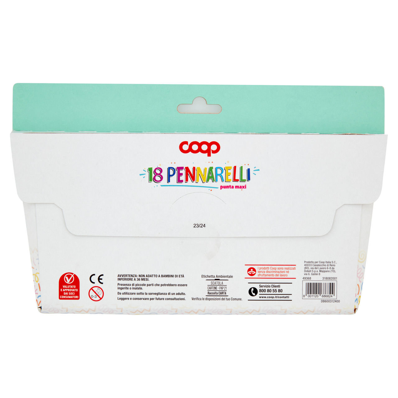 Pennarelli punta maxi 18 pz - Immagine 21