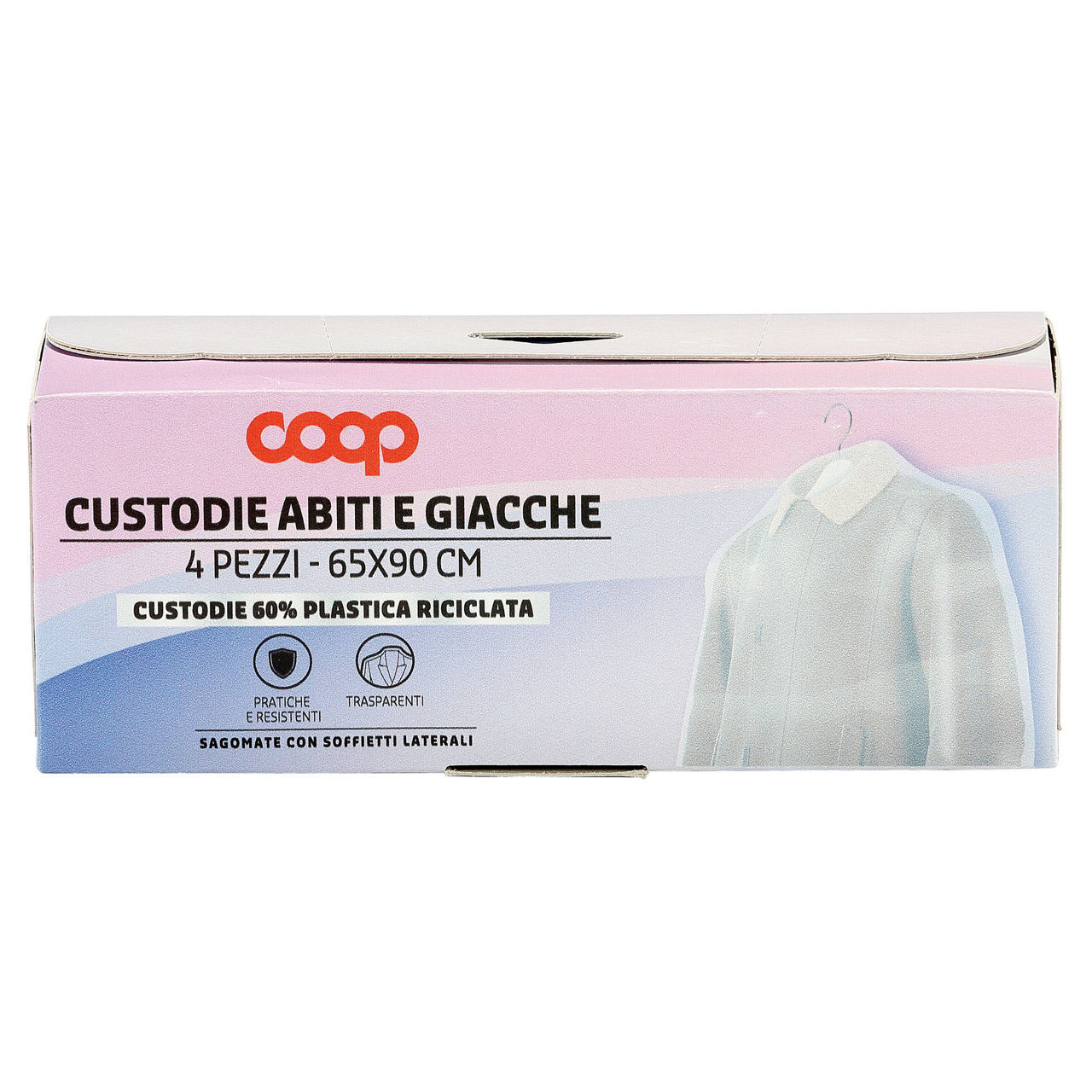 Custodie coop abiti e giacche in plastica riciclata - 4pz - Immagine 11