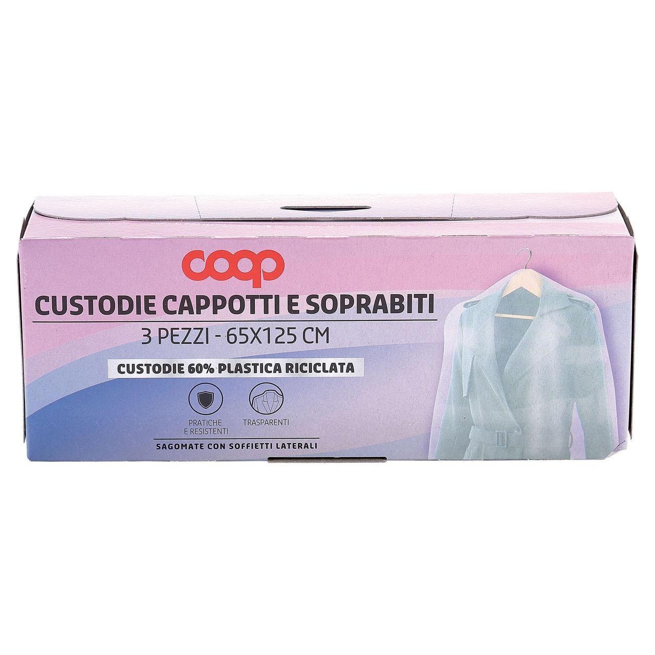 Custodie coop cappotti e soprabiti in plastica riciclata - 3pz - Immagine 21