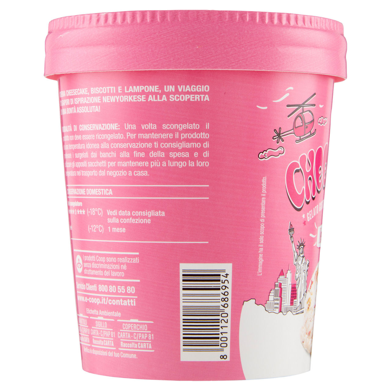 Gelato gusto Cheesecake al lampone 300 gr - Immagine 11