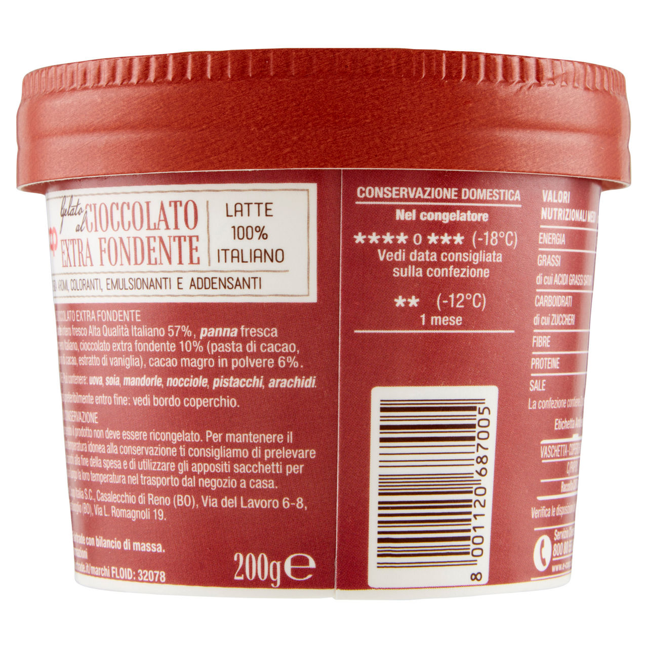 Gelato al cioccolato extra fondente 200 gr - Immagine 31
