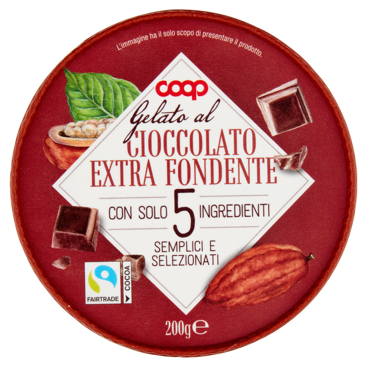 Gelato al cioccolato extra fondente 200 gr - Immagine 41