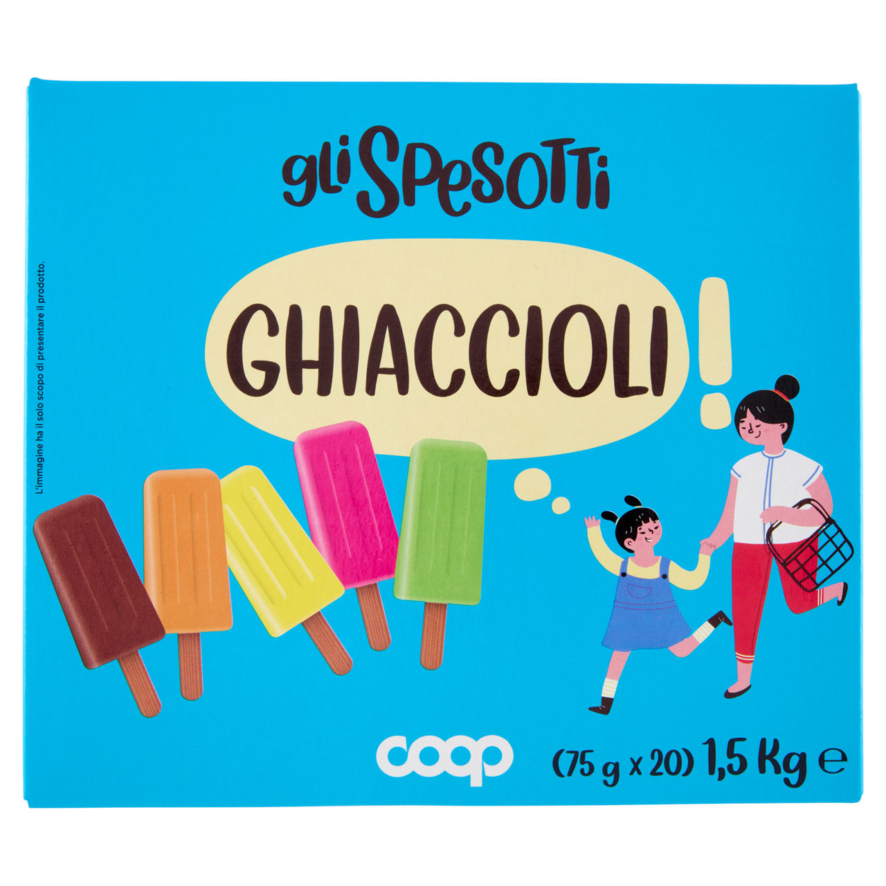 Ghiaccioli gusti assortiti 20 pz 1,5 kg