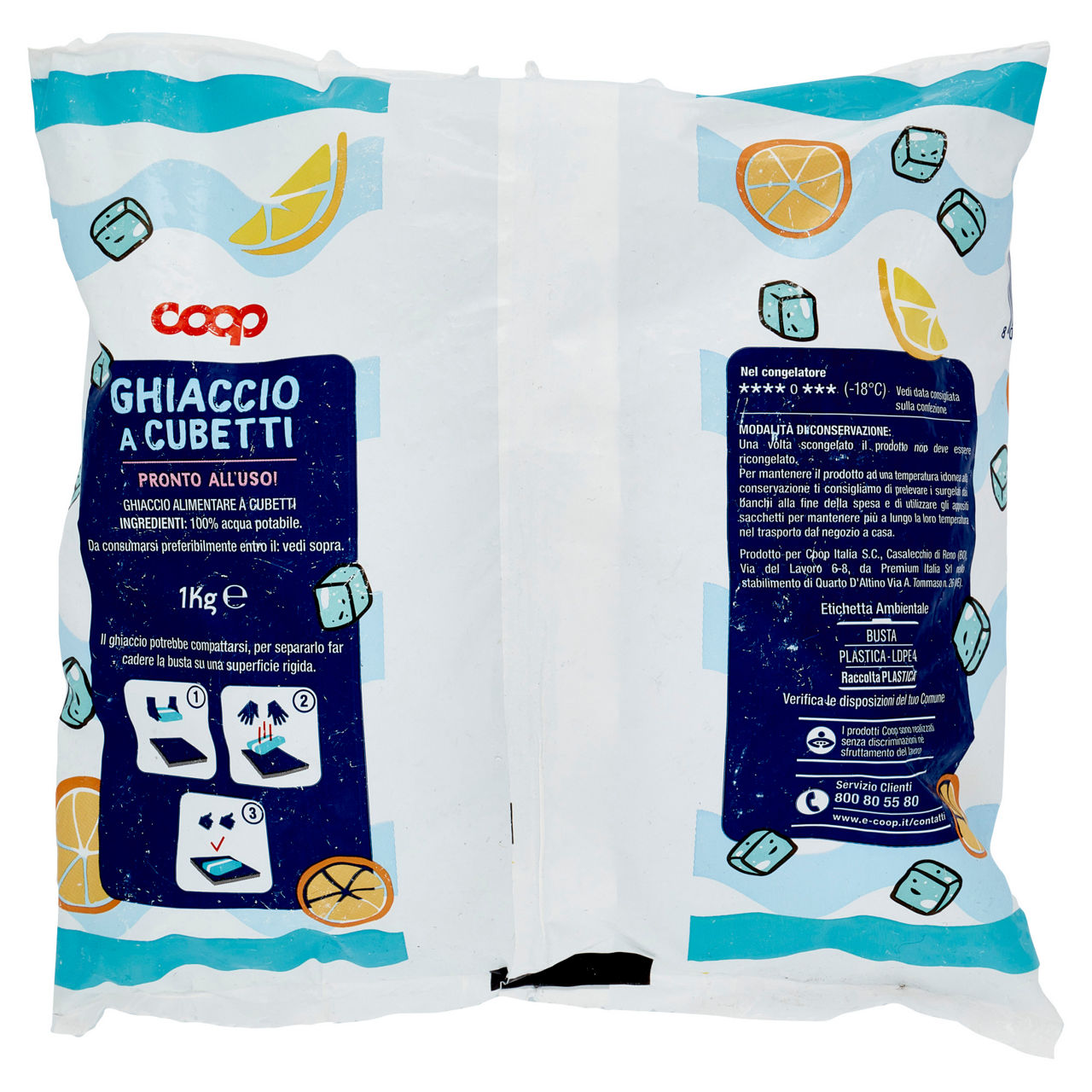 Ghiaccio alimentare a cubetti 1 kg - Immagine 11