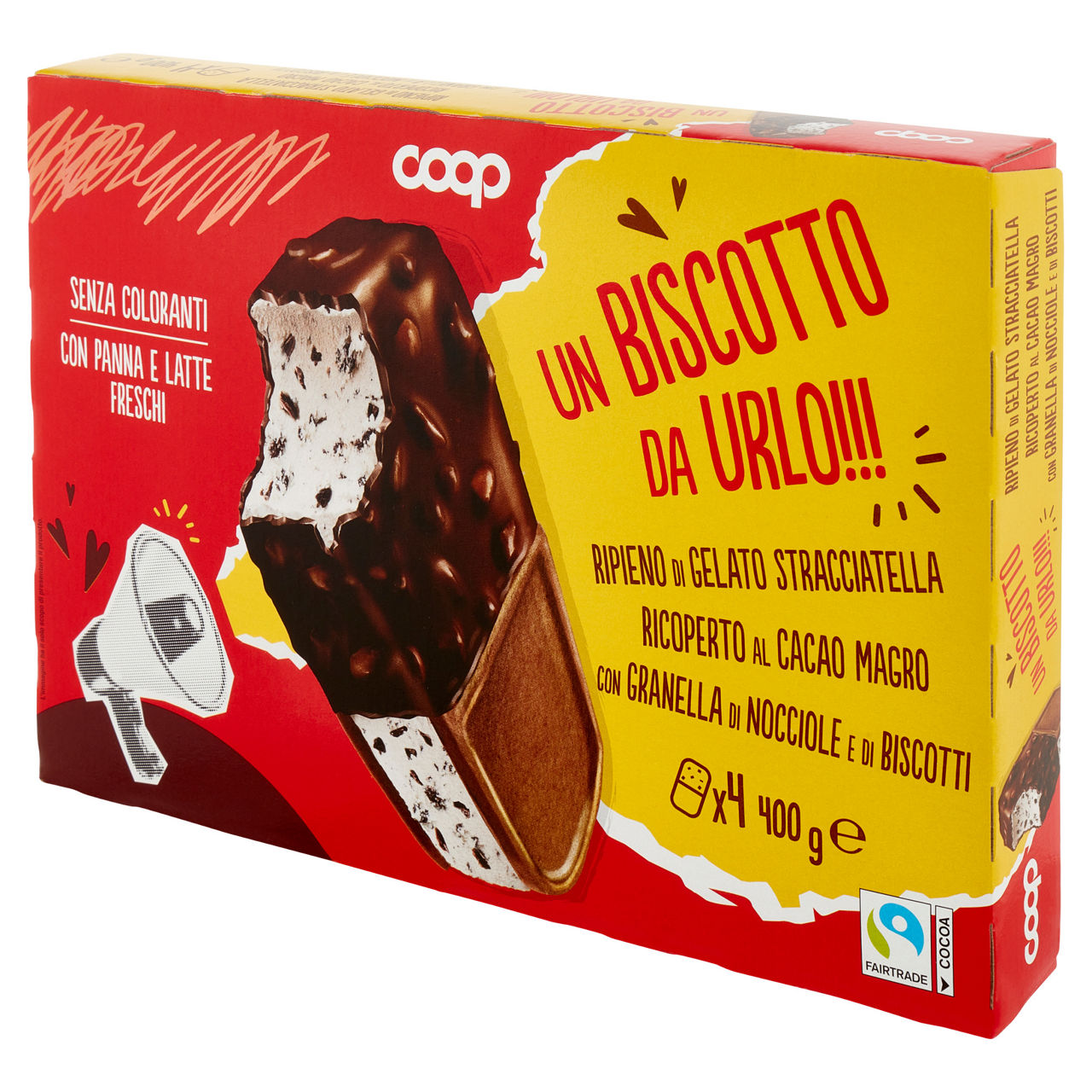 Biscotto gelato alla stracciatella con doppia copertura 4 pz 400 gr - Immagine 51