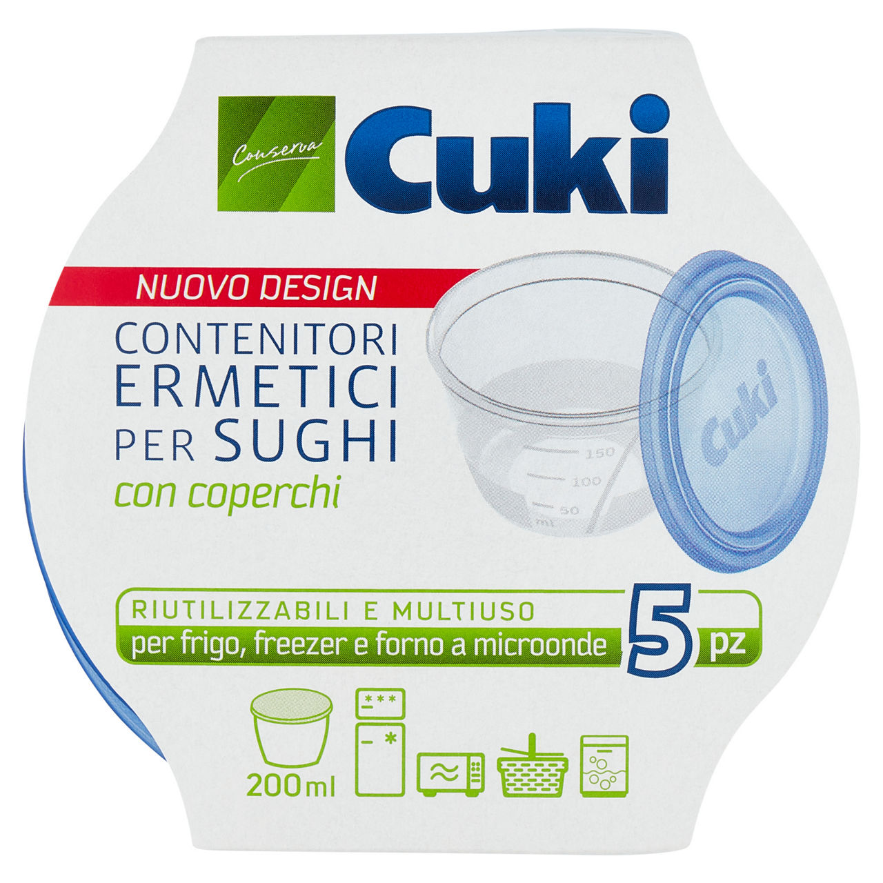 Contenitori ermetici per sughi cuki l.0,20 - Immagine 01