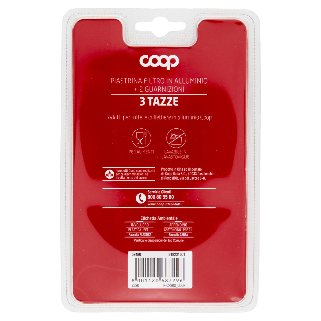 Blister 2 guarnizioni+piastrina 3 tz coop - Immagine 11