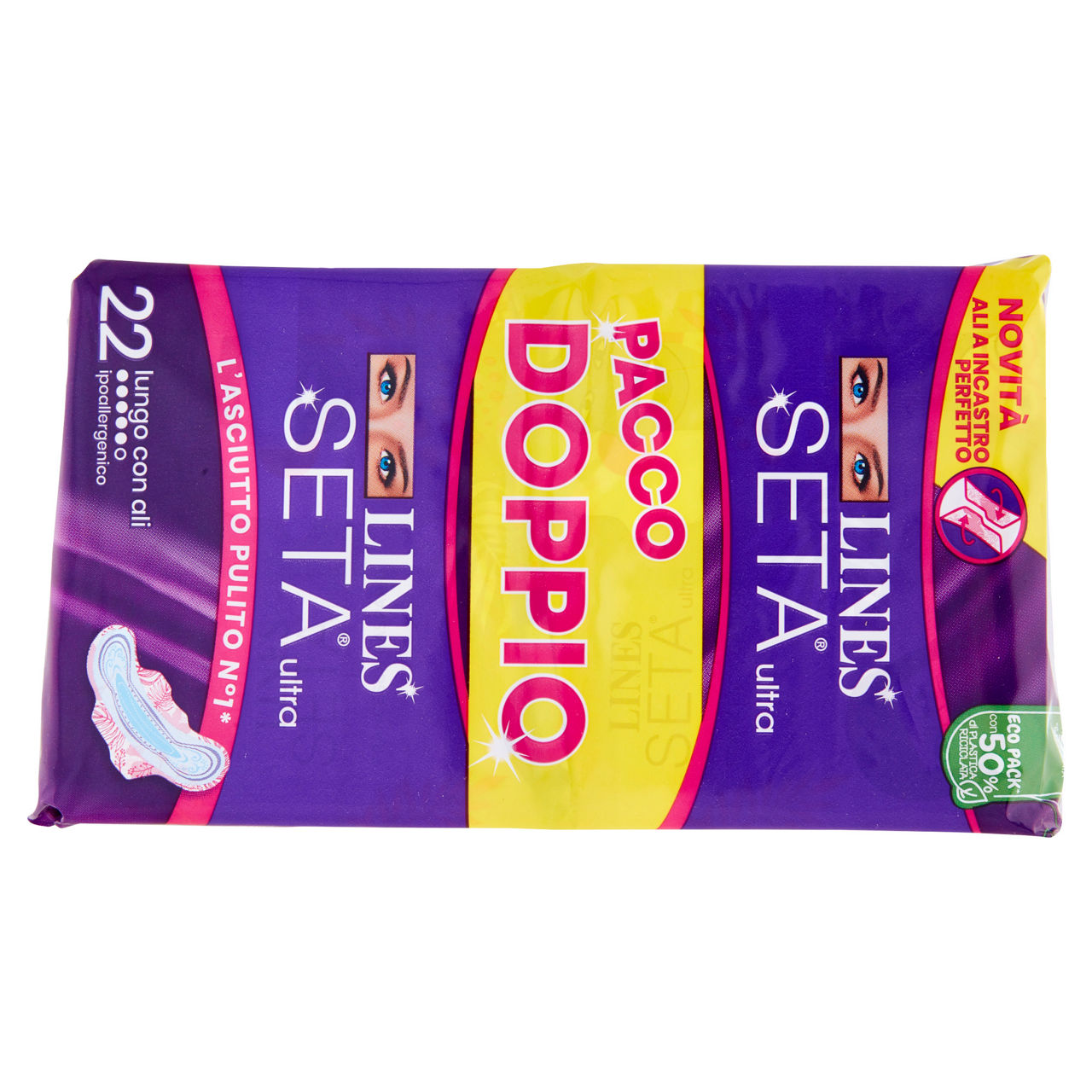 Assorbenti lungo ali pacco doppio 22 pz - Immagine 11