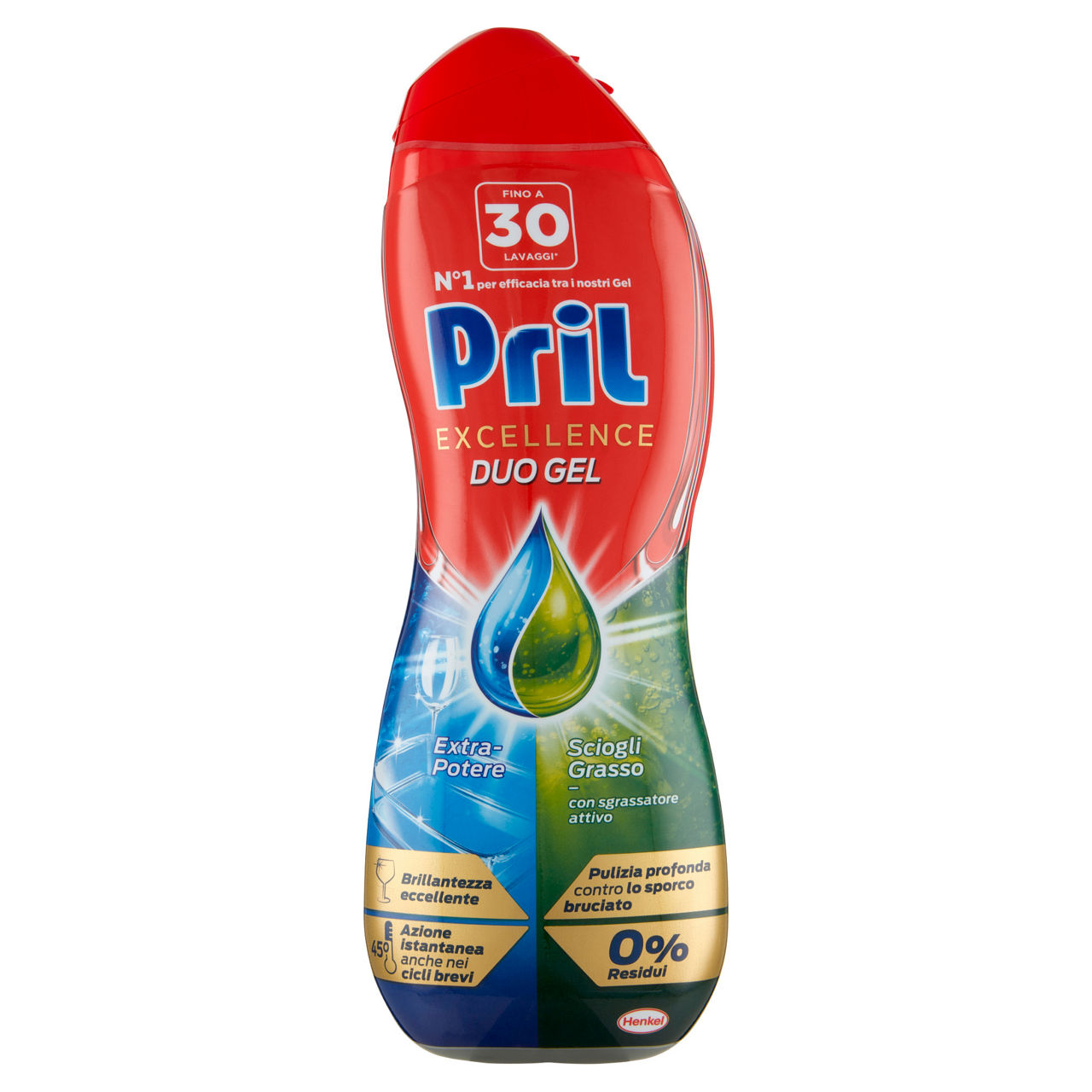 Detersivo lavastoviglie duo gel excellence sciogli grasso 30 lavaggi