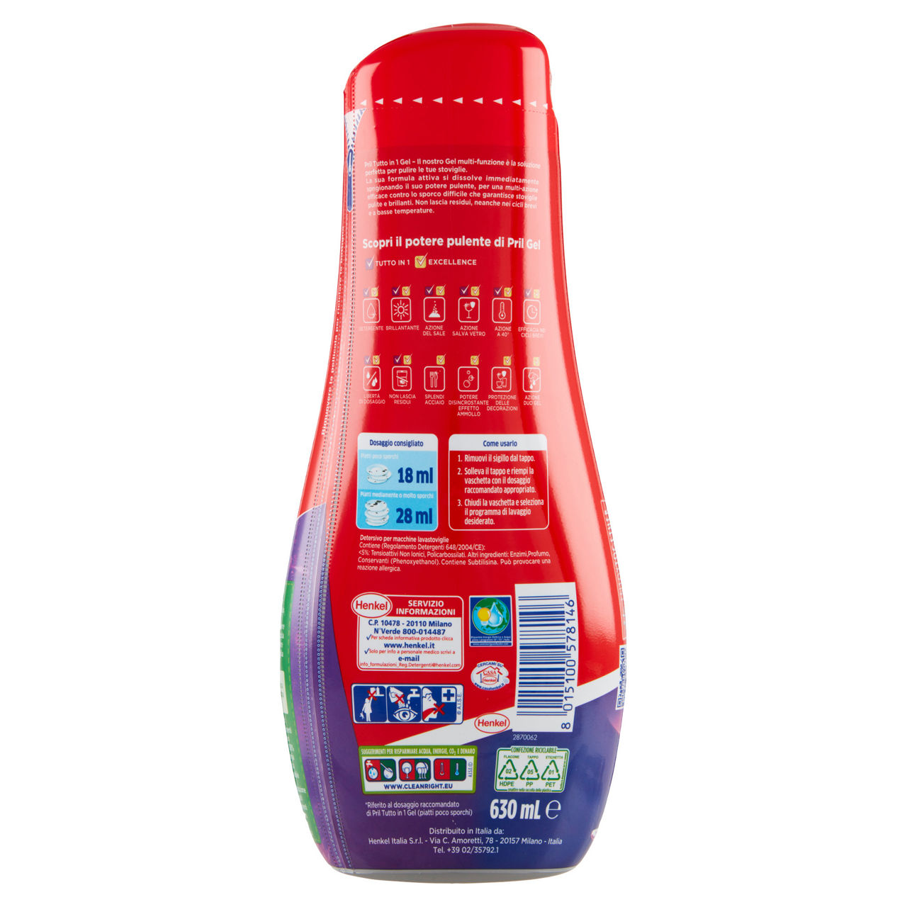 Detersivo lavastoviglie tutto in uno gel 35 lavaggi - Immagine 51