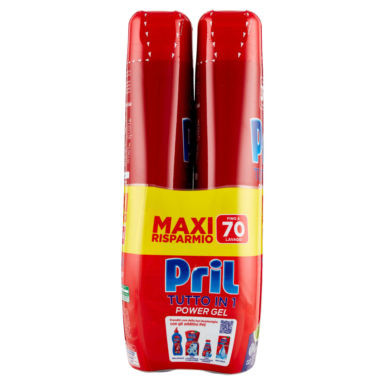 Detersivo lavastoviglie gel tutto in uno limone 2 pz x 35 lavaggi - Immagine 51