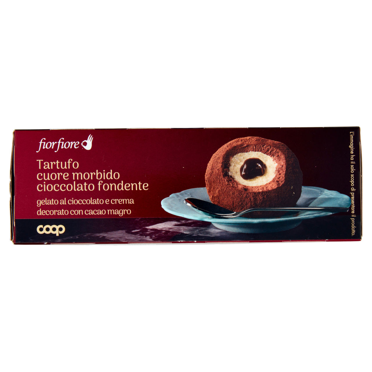 Dessert gelato tartufo alla crema con cuore al cioccolato fondente e cacao amaro 2 pz 190 gr - Immagine 11
