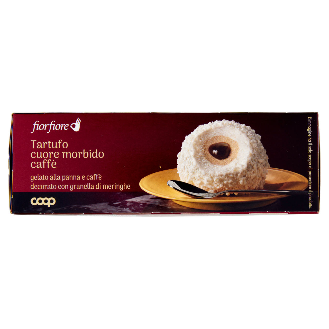 Dessert gelato tartufo alla panna con cuore al caffè e granella di meringhe 2 pz 190 gr - Immagine 61