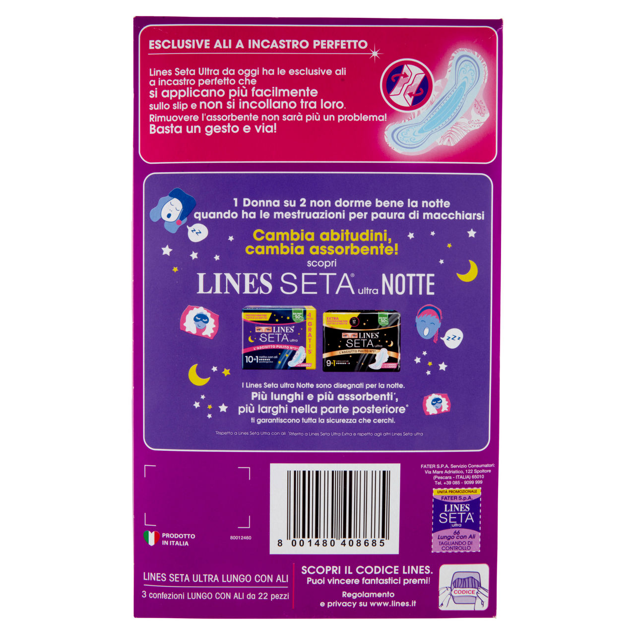 Assorbenti lunghi con ali tripacco 66 pz - Immagine 41