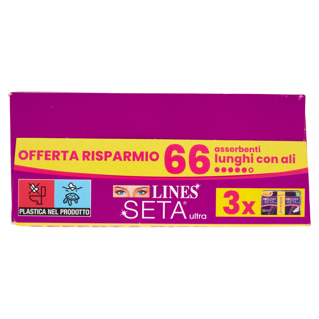 Assorbenti lunghi con ali tripacco 66 pz - Immagine 31