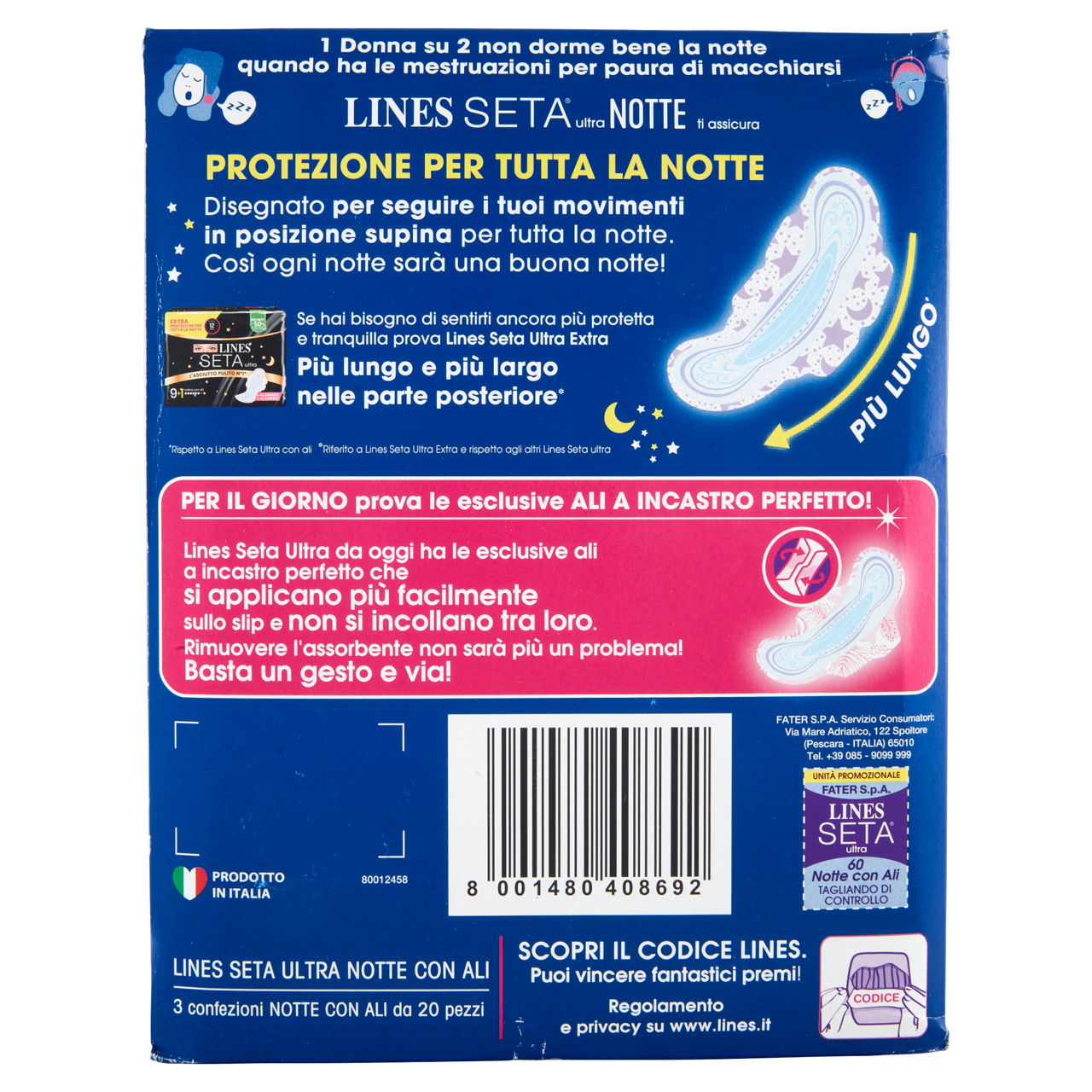 Assorbenti notte con ali tripacco 60 pz - Immagine 21