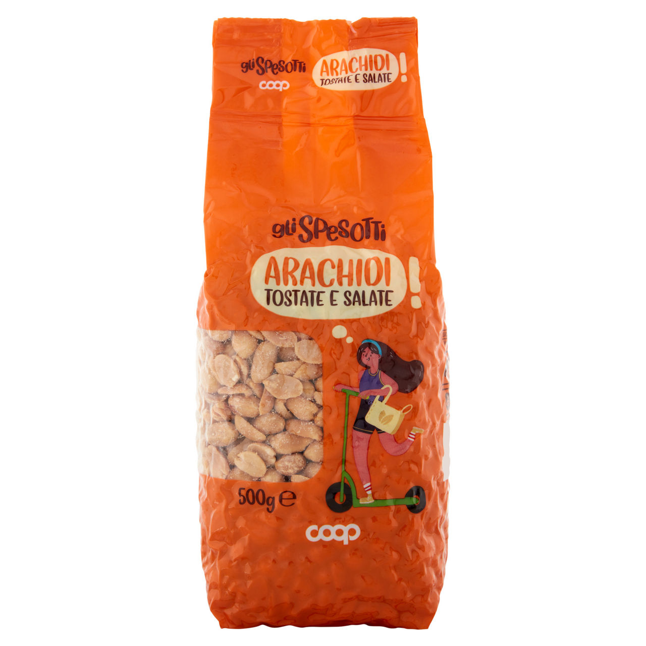 Arachidi tostate e salate sottovuoto 500 gr - Immagine 01
